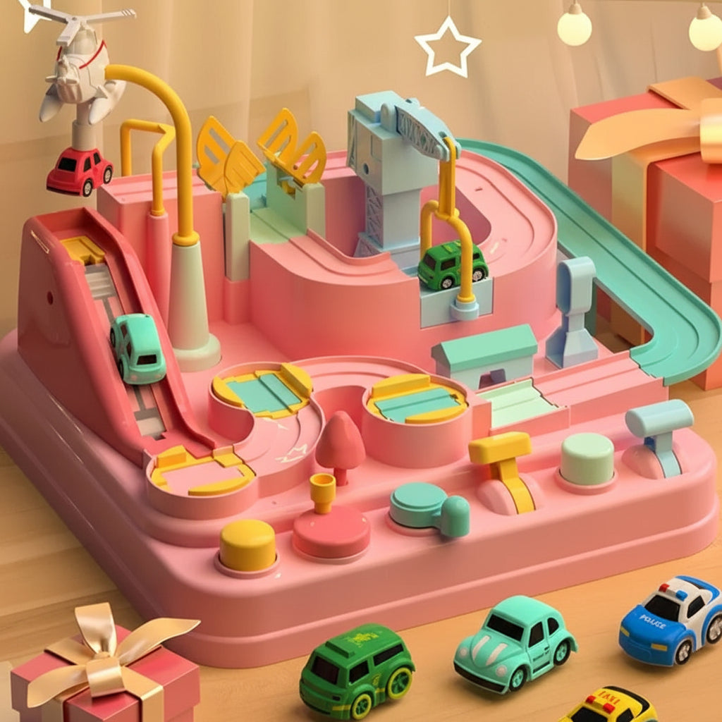 Urban Explorer Car Track Puzzle Set for Young Innovators
