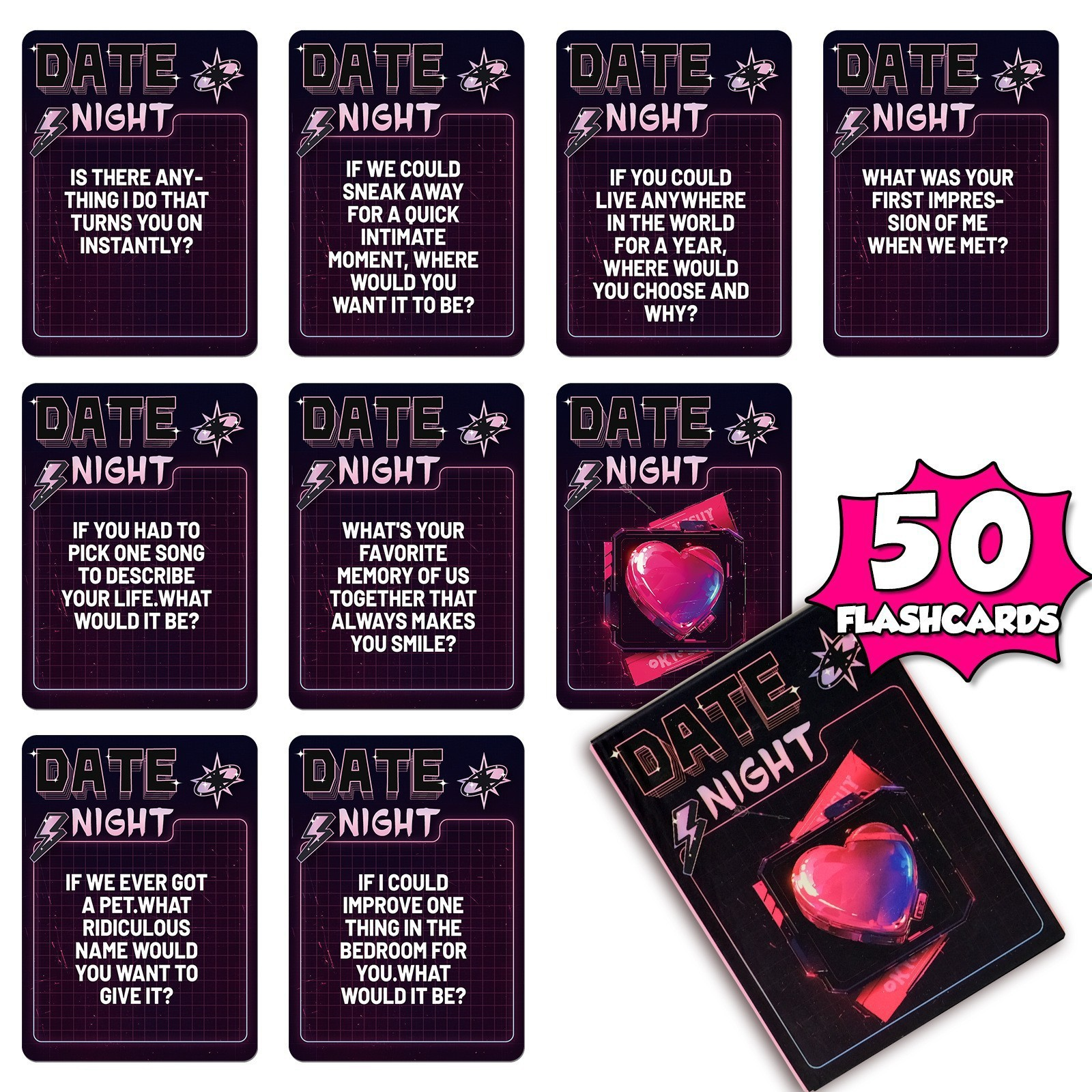 Intimate Connection Card Game for Couples
