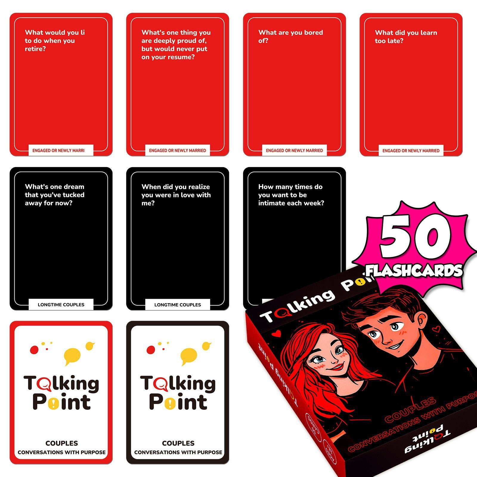 Intimate Connection Card Game for Couples