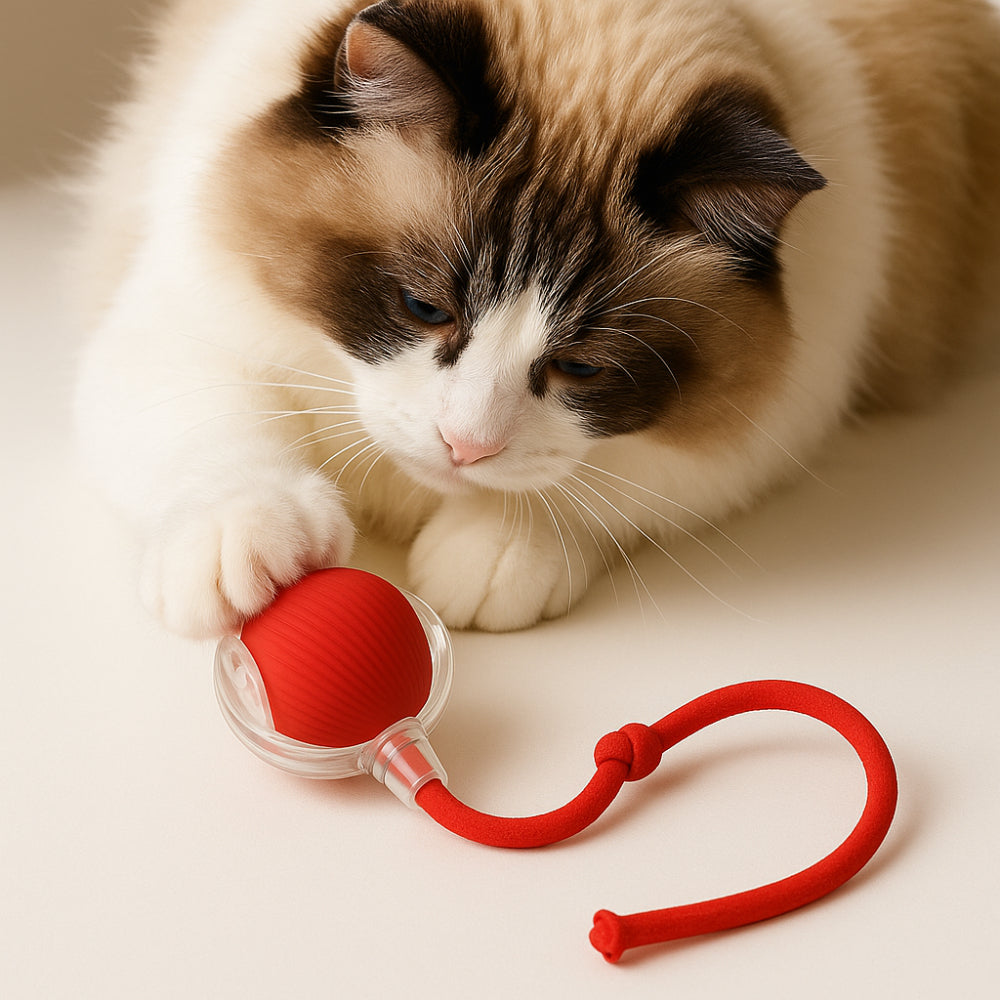 Pounce & Play Interactive Cat Chaser Ball