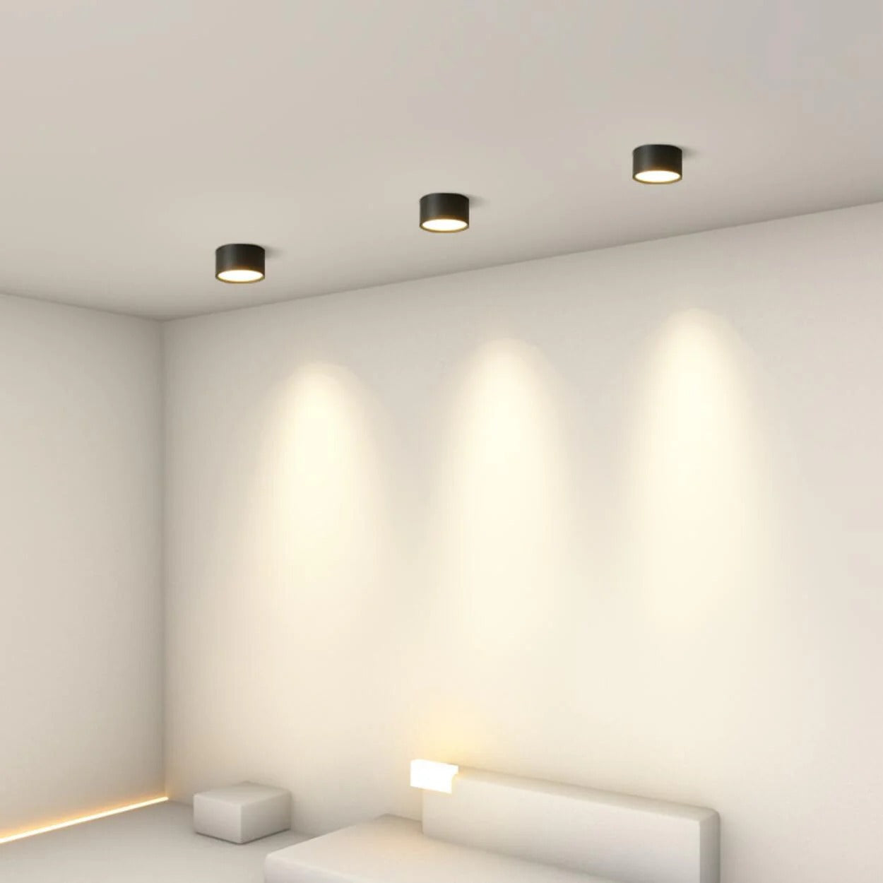 Modern LED Cylinder Ceiling Light with Adjustable Settings