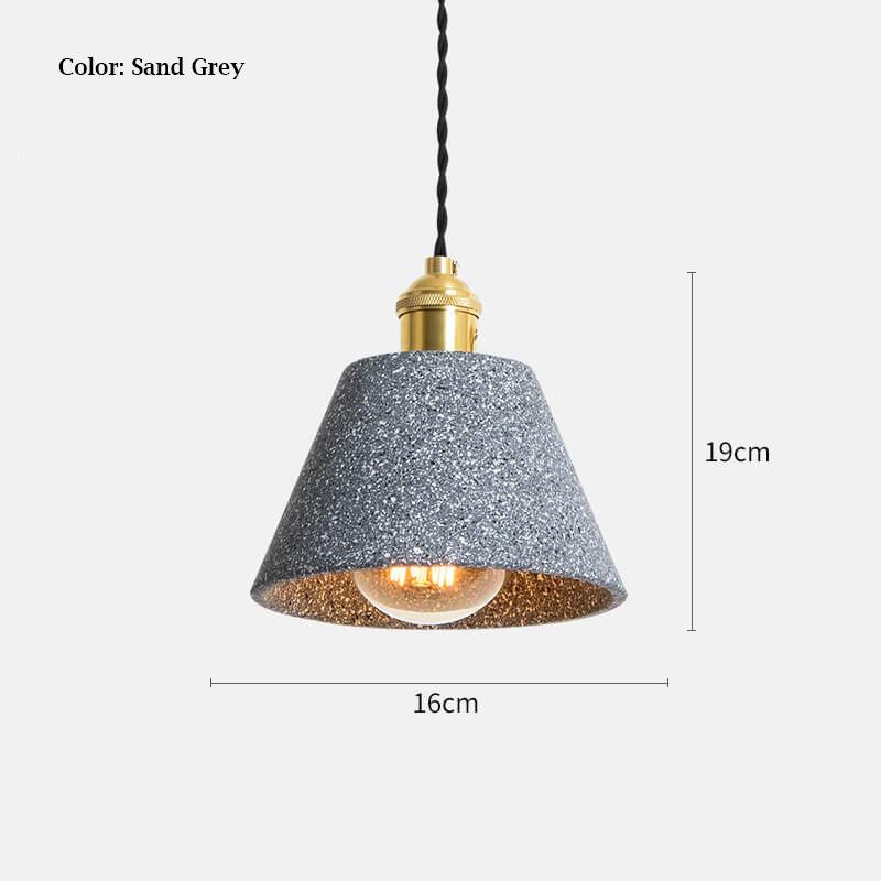 Minimalist Elegance: Cement Hanging Light- Loft Industrial Style Pendant Lights Fixtures| ArcLightsDesign