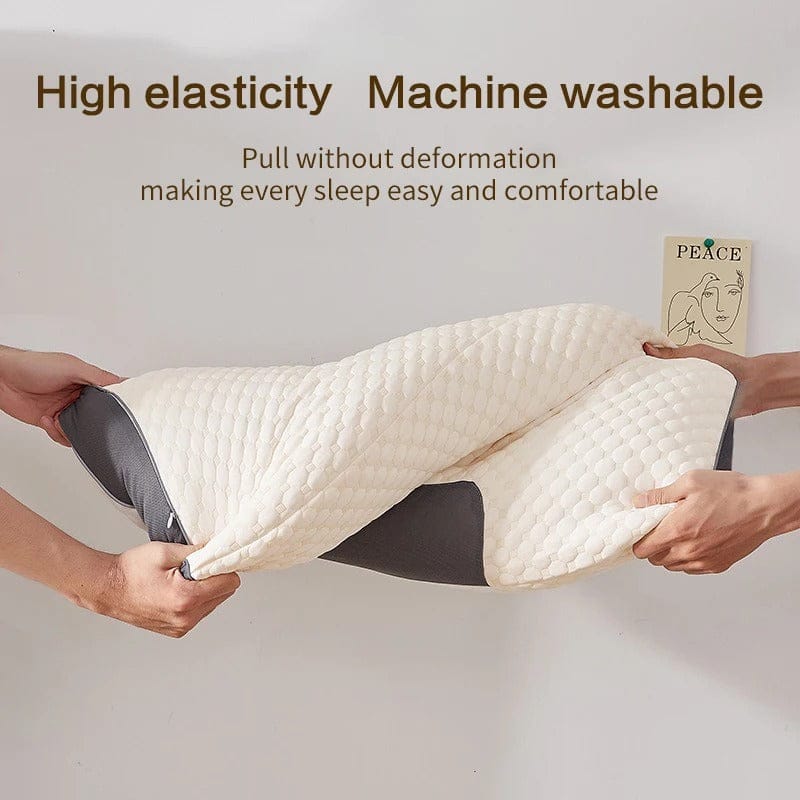 Memory Foam Neck Pillow for Cervical Support – Medium & Large Sizes, Washable Cover