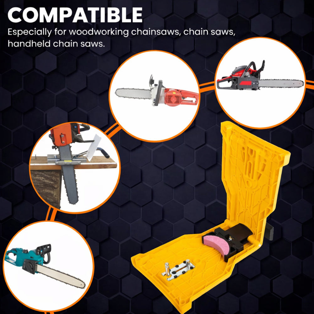 Effortless Chainsaw Sharpener for Quick Blade Refresh