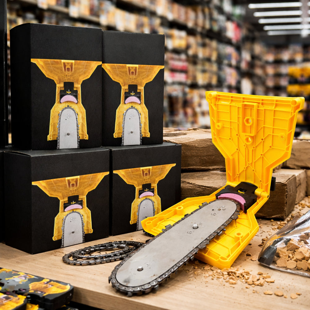 Effortless Chainsaw Sharpener for Quick Blade Refresh