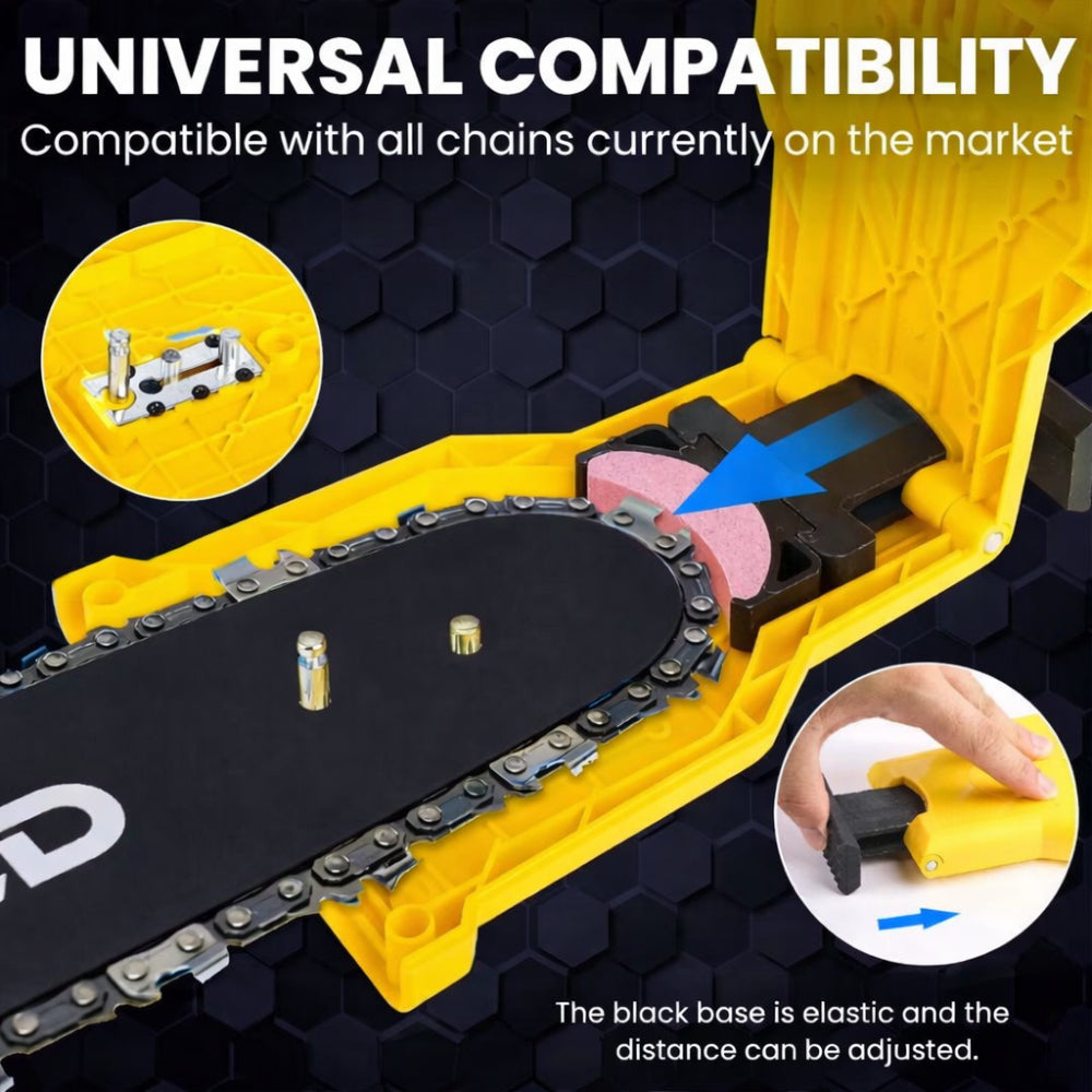 Effortless Chainsaw Sharpener for Quick Blade Refresh