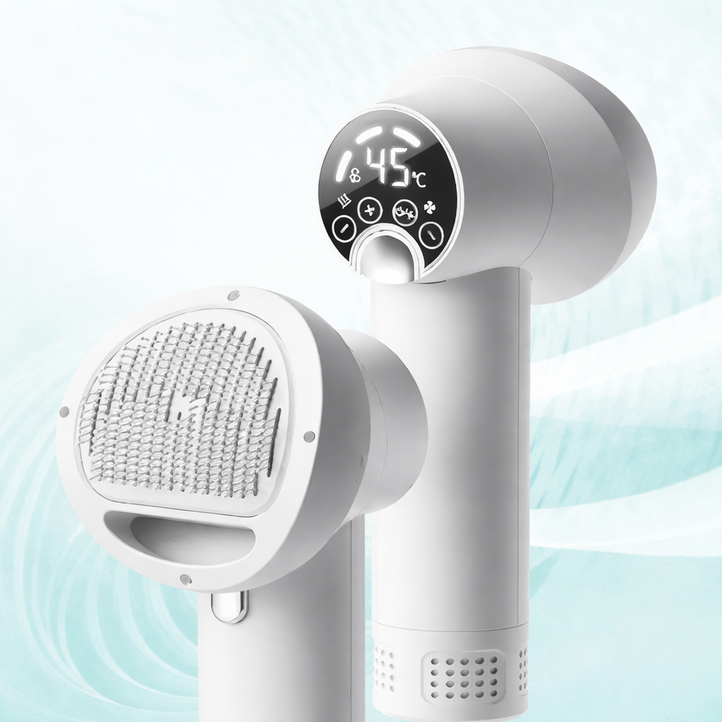 GentlePaw Grooming Dryer: Effortless Drying and Brushing for Happy Pets