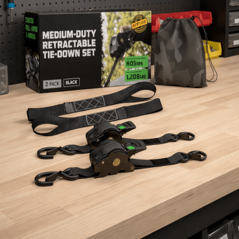 SecureLoad Automatic Cargo Tie-Down Straps