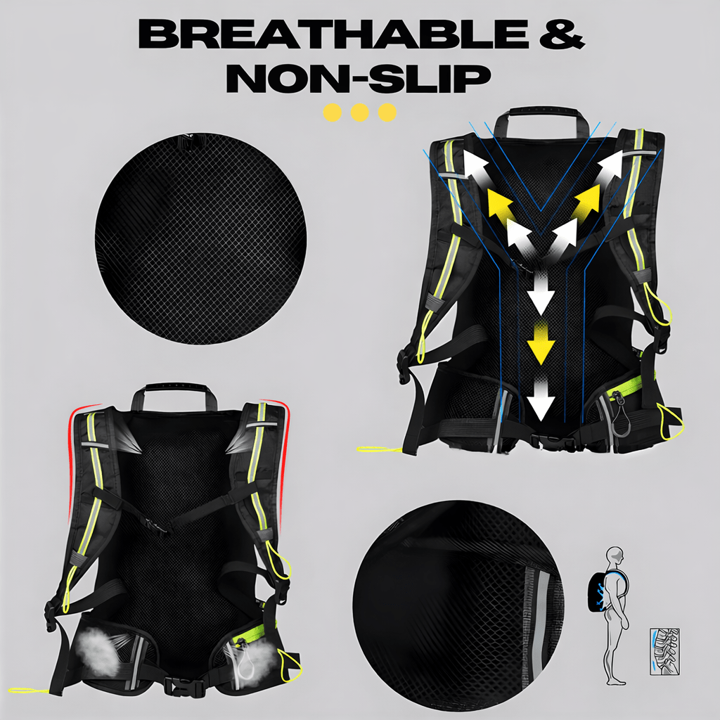 AdventureFlow 10L Hydration Backpack for Active Explorers