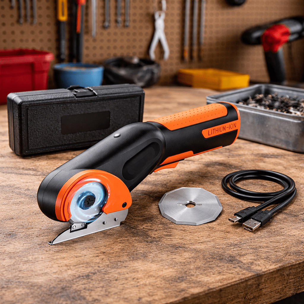 PowerCut Wireless Electric Scissors for Effortless Precision