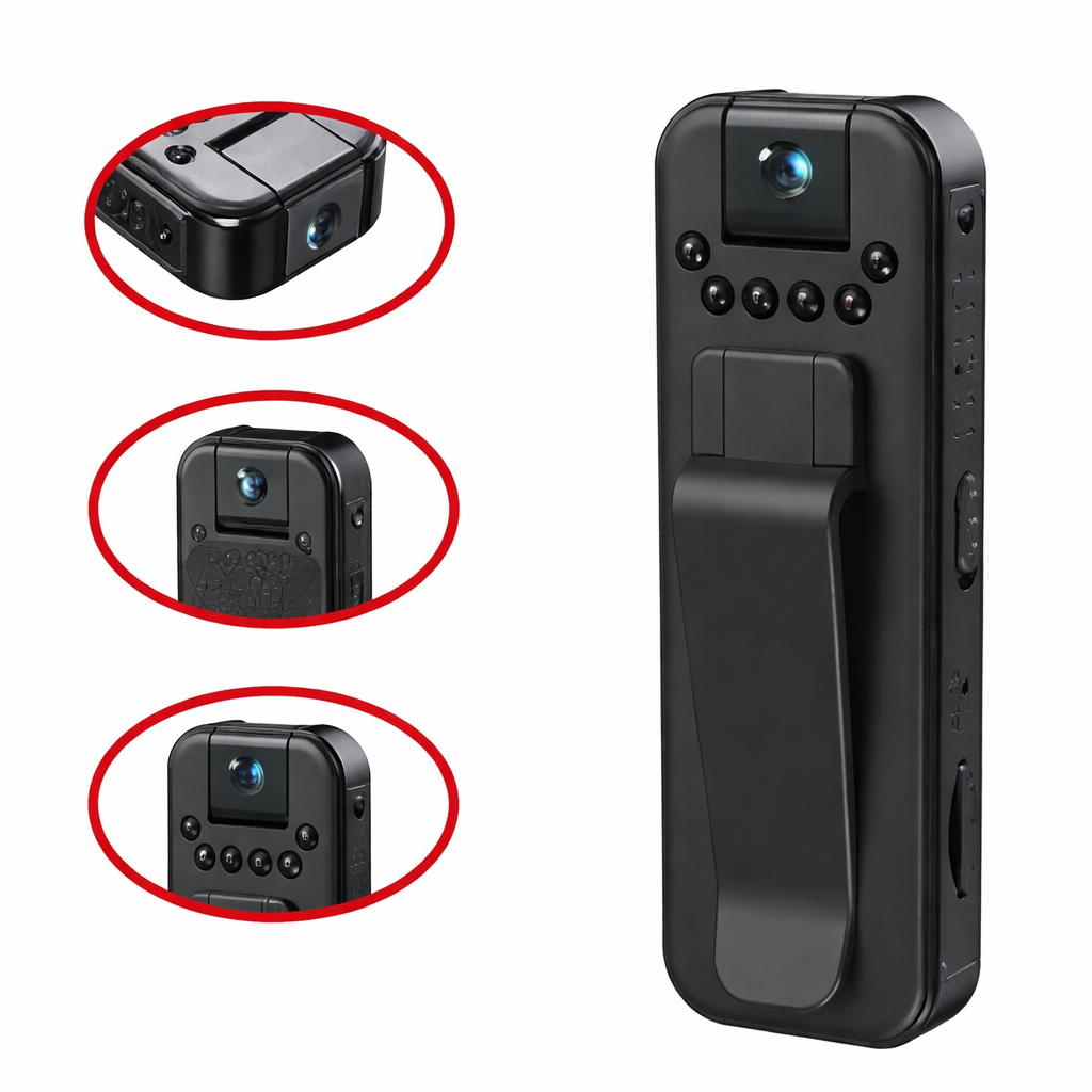 Portable 1080P HD Camera with Night Vision Features