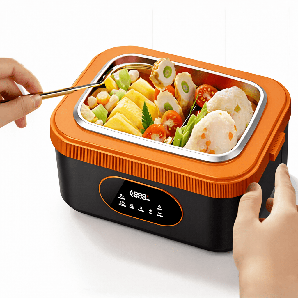 SmartHeat Portable Self-Warming Lunch Container for On-the-Go Meals