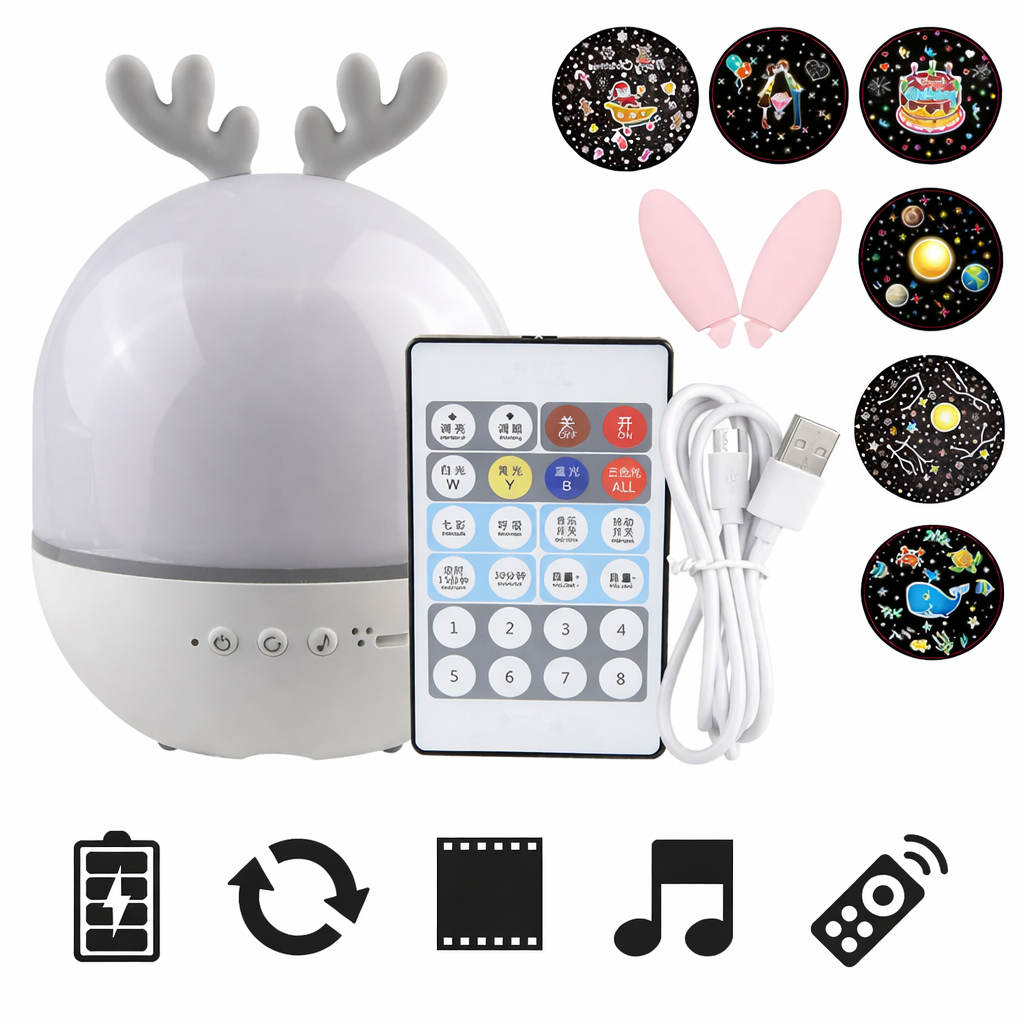 Starry Harmony Projector Lamp with Bluetooth Audio