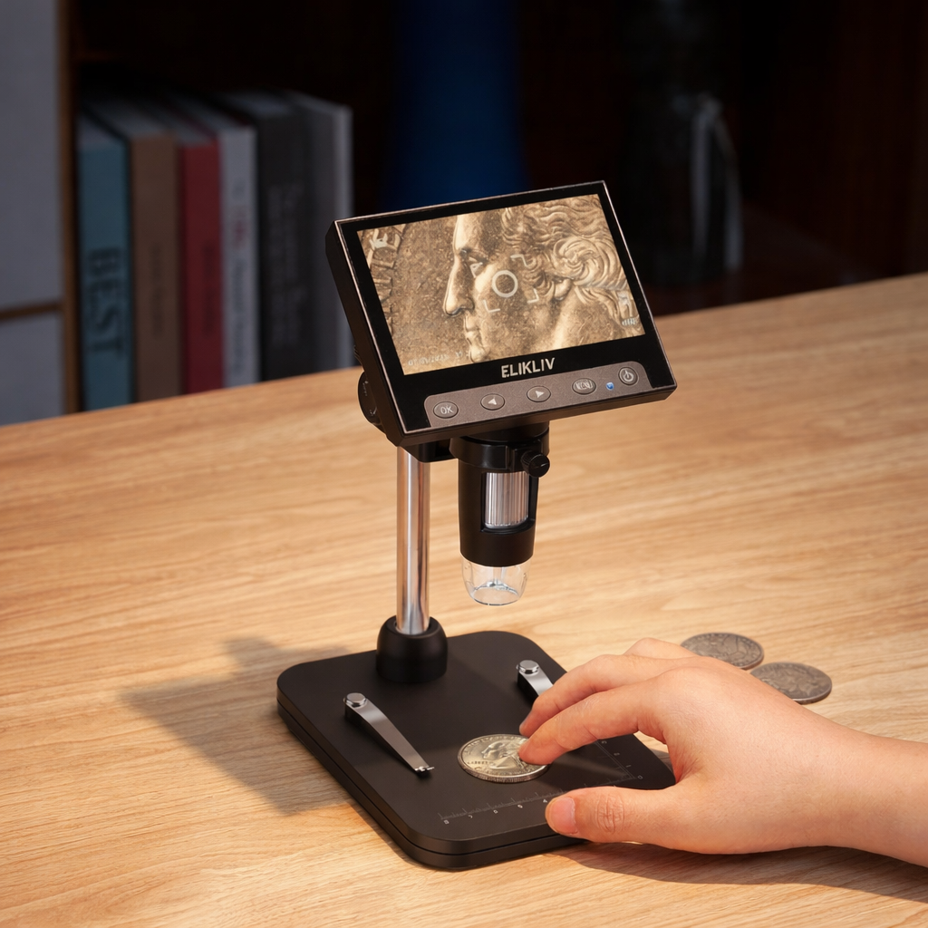 1000X Digital Microscope with LED Display for Precision Work