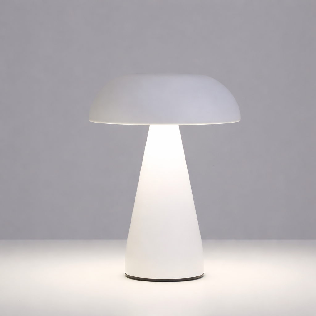 Portable LED Mushroom Lamp with Touch Sensor for Home Decor