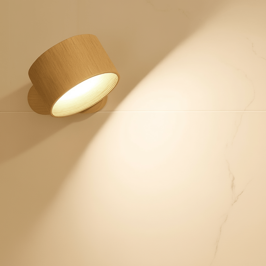 Swivel-Head Rechargeable LED Wall Lamp