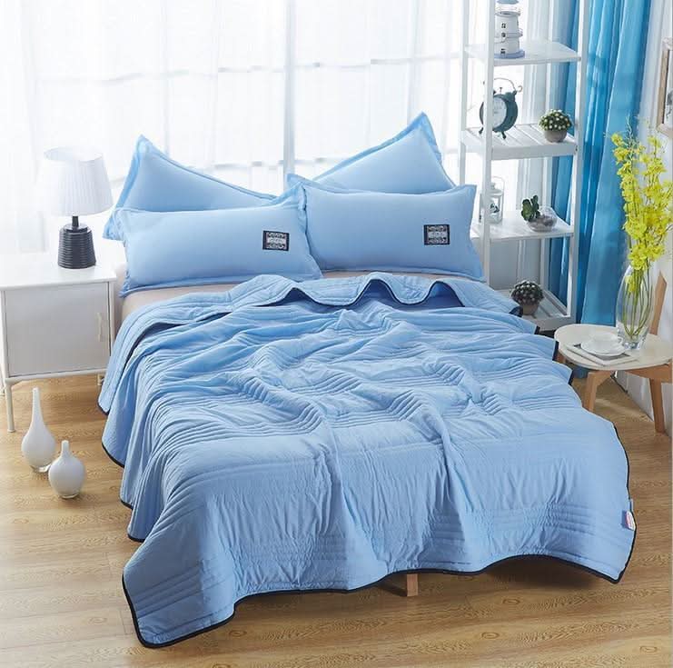 Cooling Bed Blanket with Advanced Cooling Technology – Lightweight Comfort for Warm Sleepers