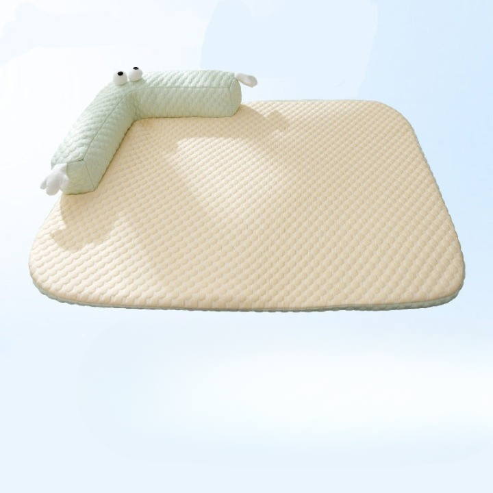 Dog Cooling Mat with Soft Silk Fabric for Comfort on Warm Days