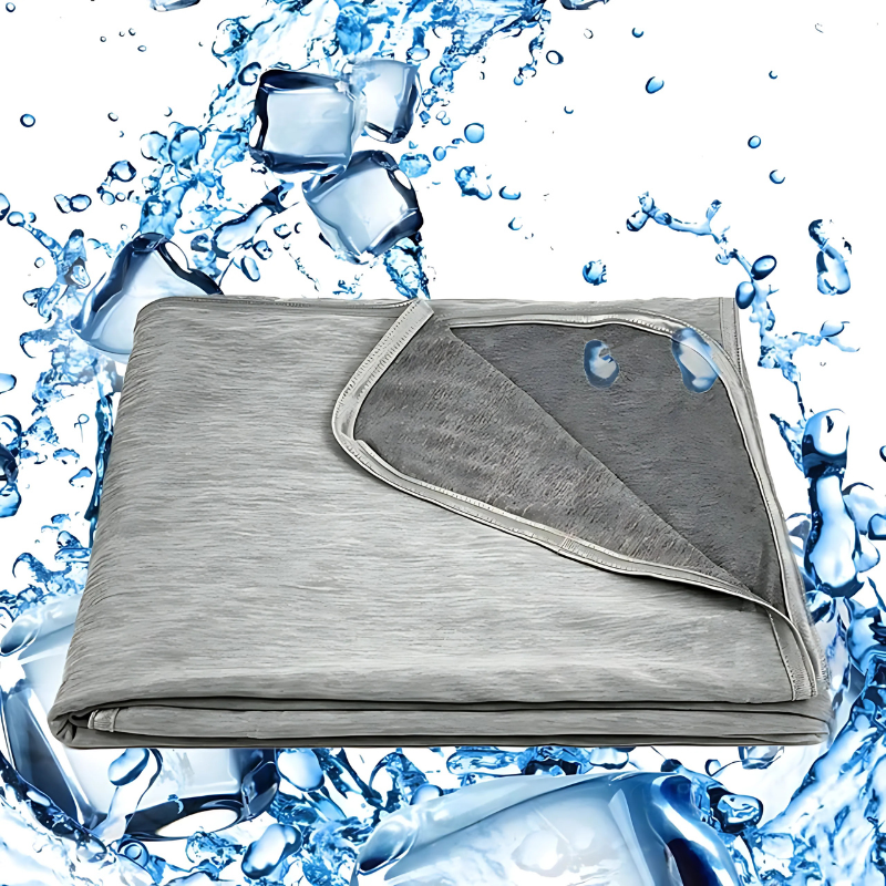 Double-Sided Cooling Blanket - Lightweight for Comfortable Sleep