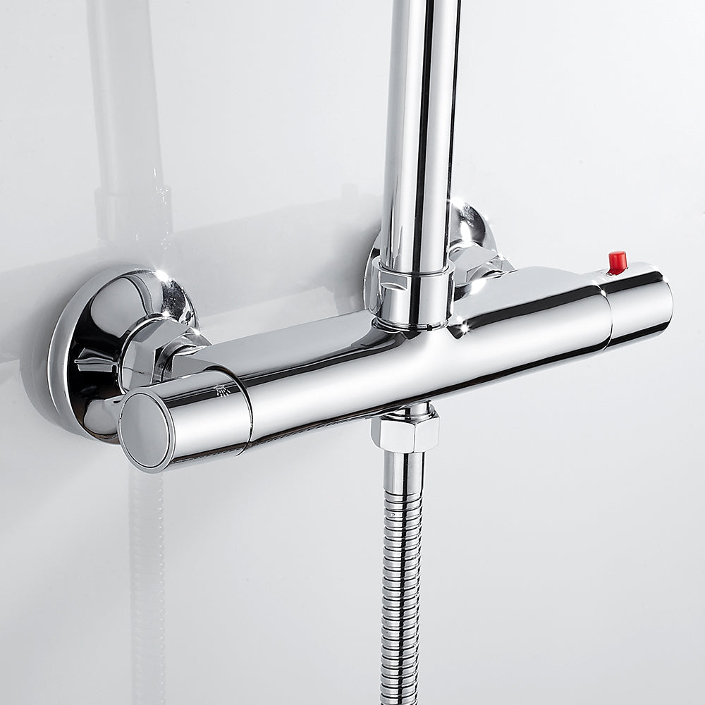 Shower Mixer Tap with Thermostatic Control for Accurate Temperature