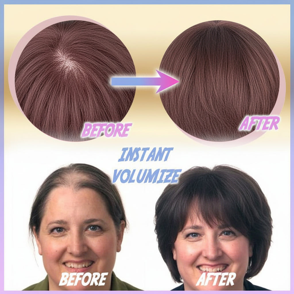 Volume Boosting Clip-In Hair Enhancer for Thinning Areas