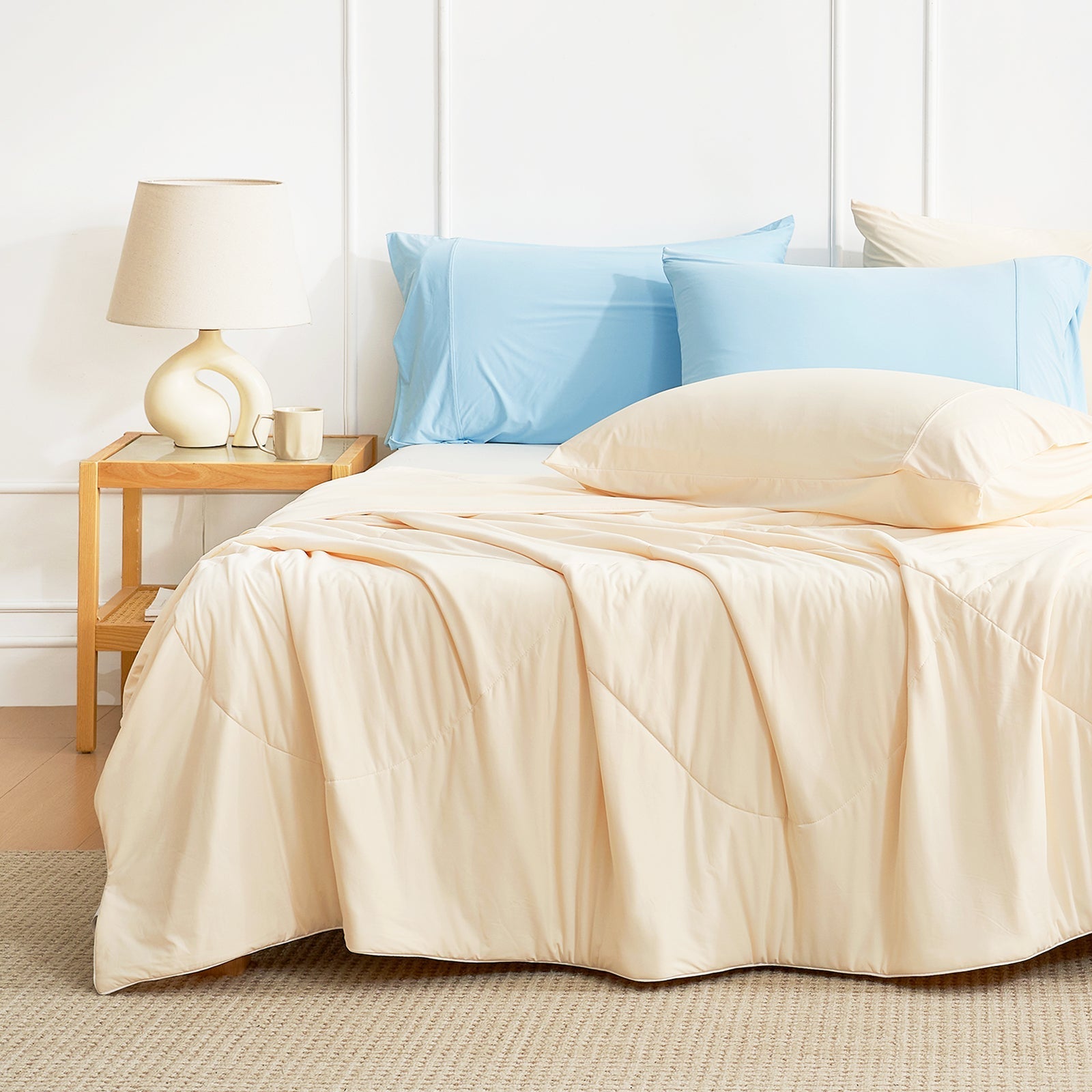 Cooling Comforter for Summer with Japanese Fabric - Soft and Cozy