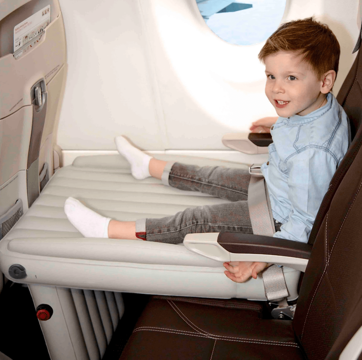 SkyHaven Travel Bed for Toddlers – Cozy Airplane Companion