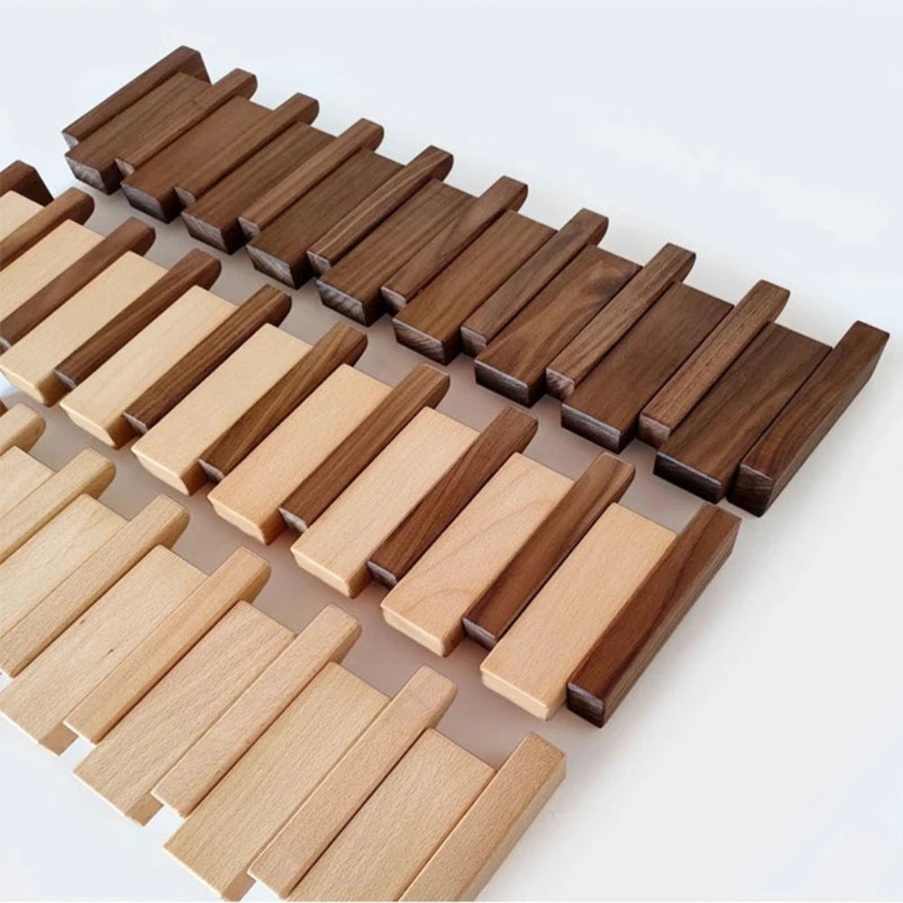 Smart Wooden Wall Organizer with Foldable Hooks for Entryways