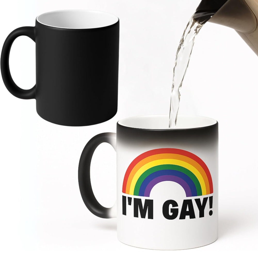 Surprise Reveal Heat-Sensitive Coffee Mug