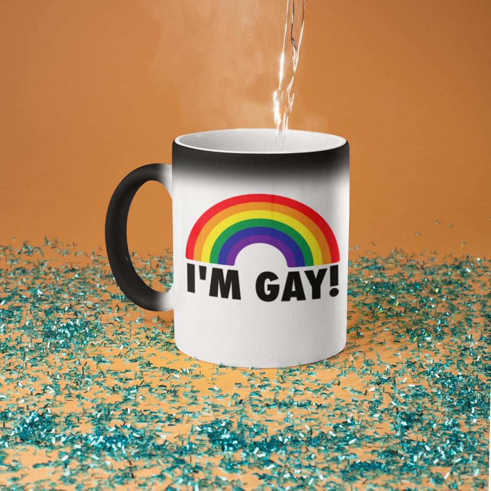 Surprise Reveal Heat-Sensitive Coffee Mug