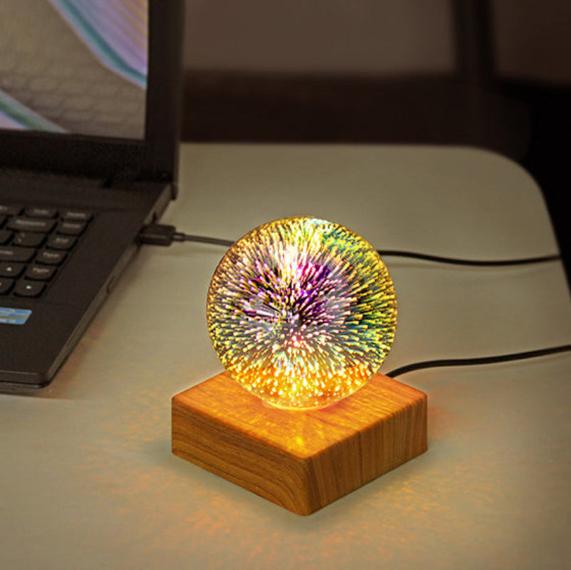 Vibrant Orb LED Desk Lamp - Stylish Illumination for Any Space