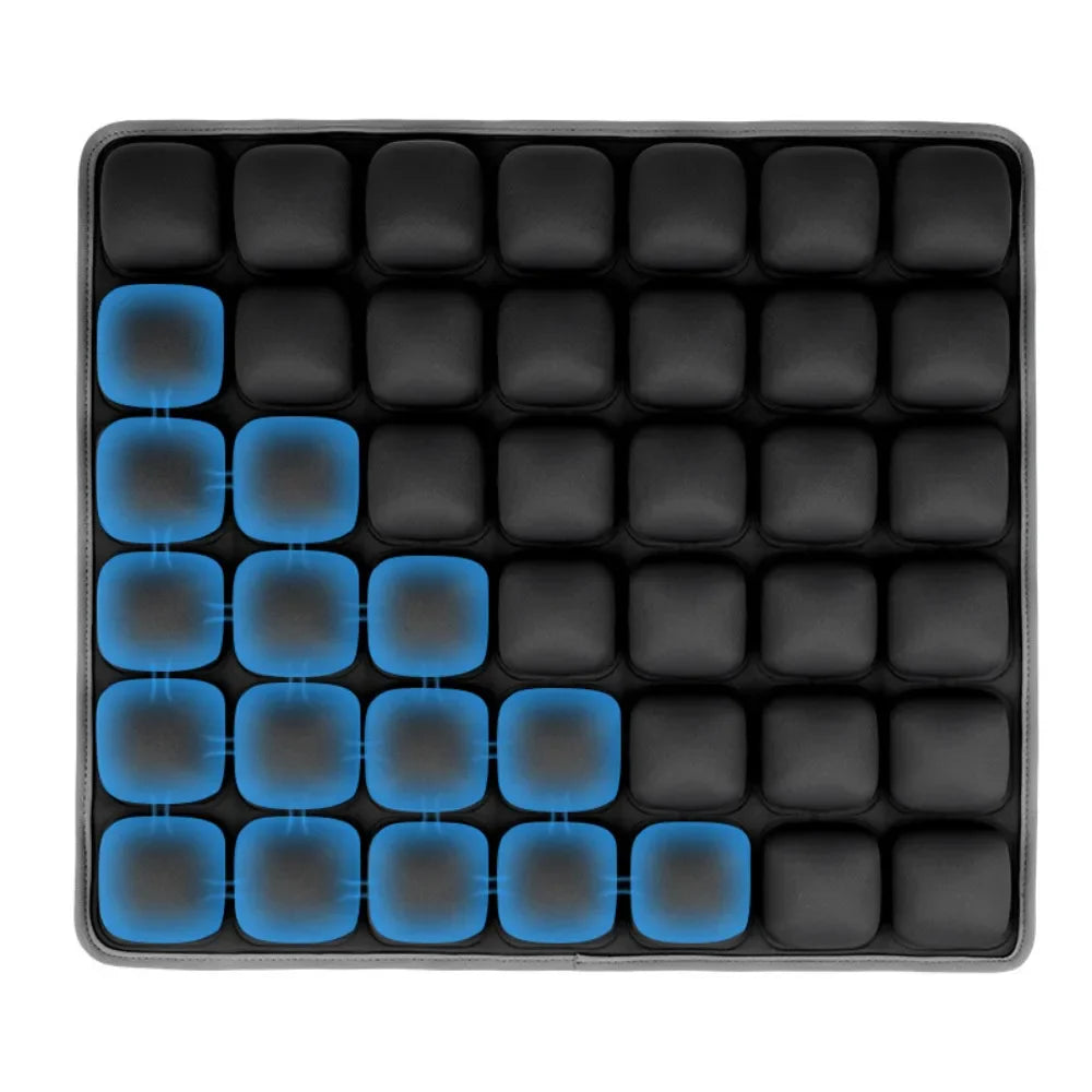 Inflatable Seat Cushion with Adjustable Firmness for Comfortable Sitting