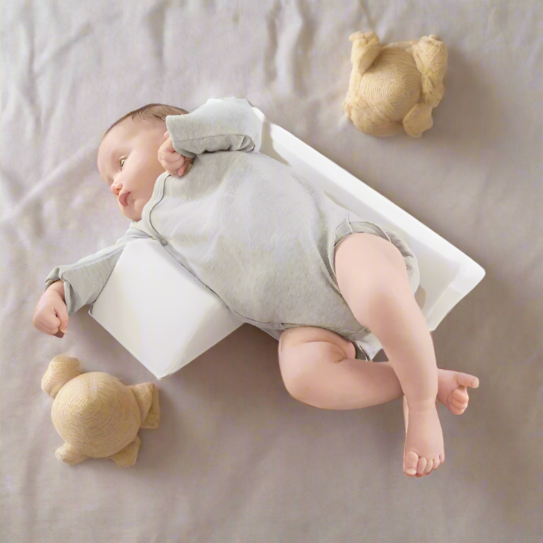 Adjustable Baby Pillow with Anti-Roll Design for Safe Side Sleeping