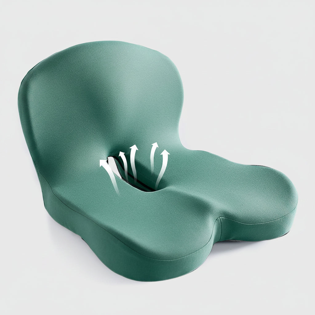 Ergonomic Memory Foam Seat Cushion for All-Day Posture Support