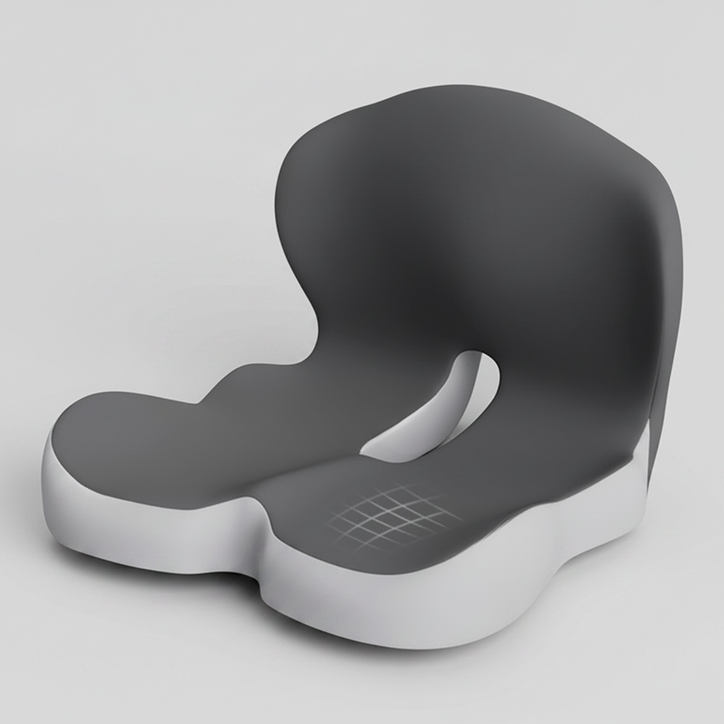Ergonomic Memory Foam Seat Cushion for All-Day Posture Support