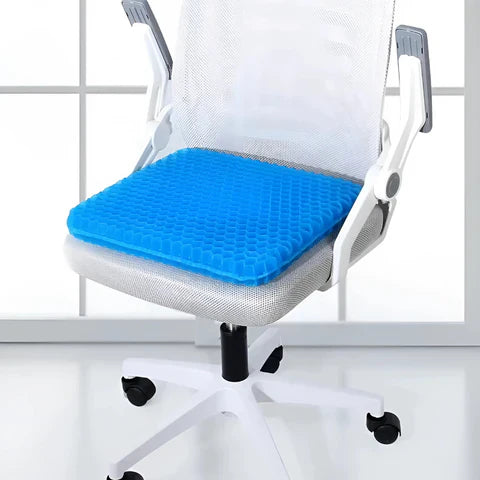 Cooling Gel Seat Cushion with Breathable Design for Pain Relief and Support