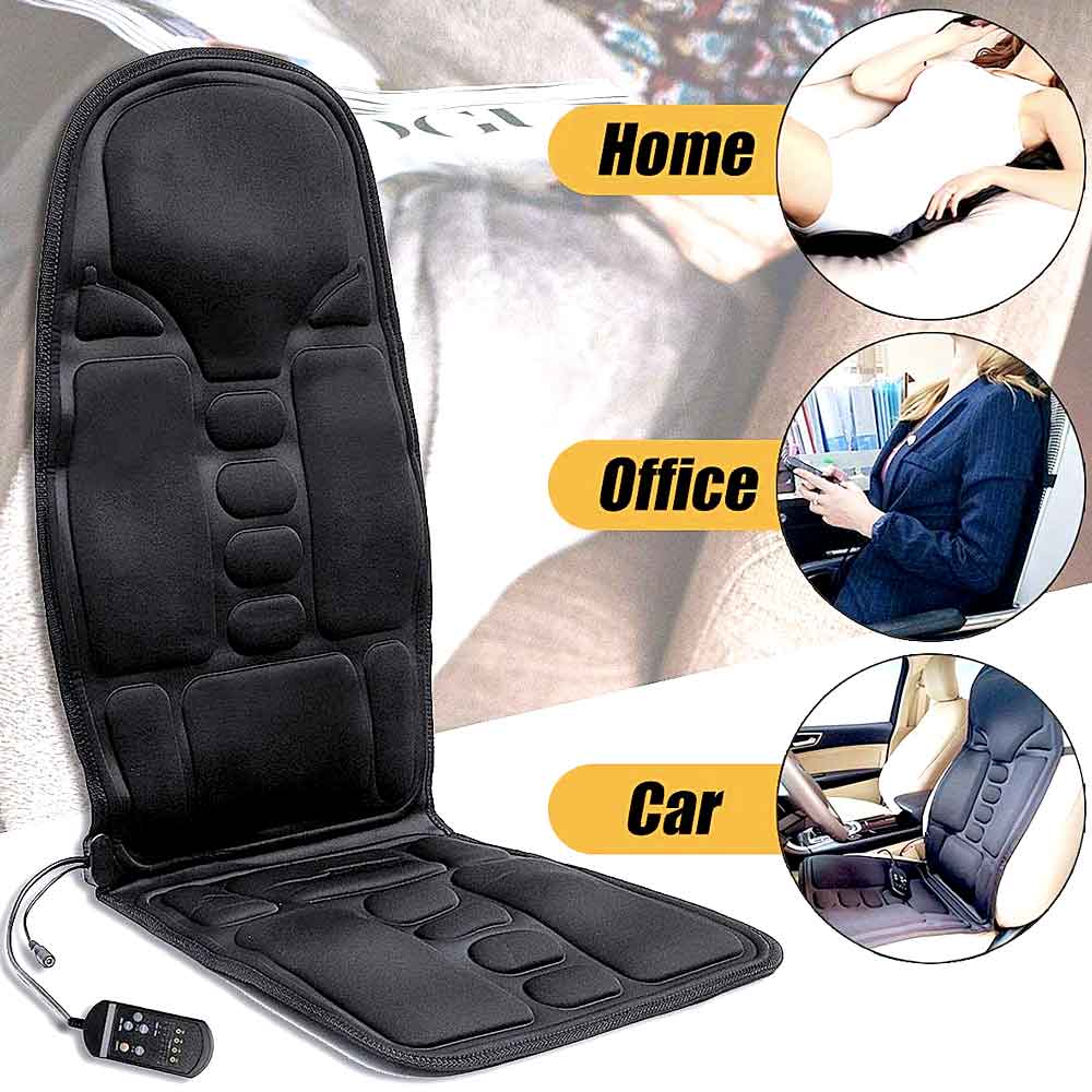 Heated Massage Cushion with Adjustable Settings – Ergonomic Comfort Design