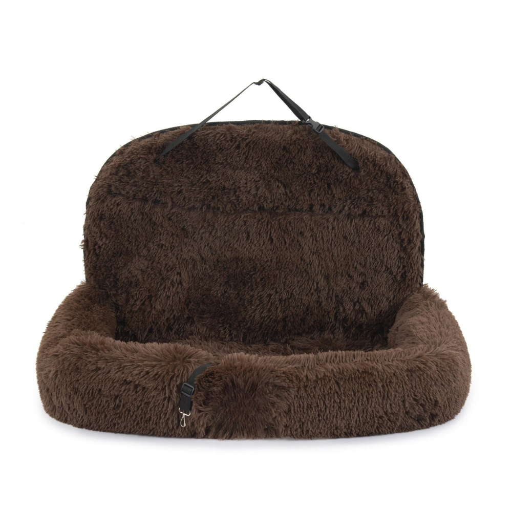 Pet Travel Bed with Memory Foam Cushion – 2-in-1 Comfort Design