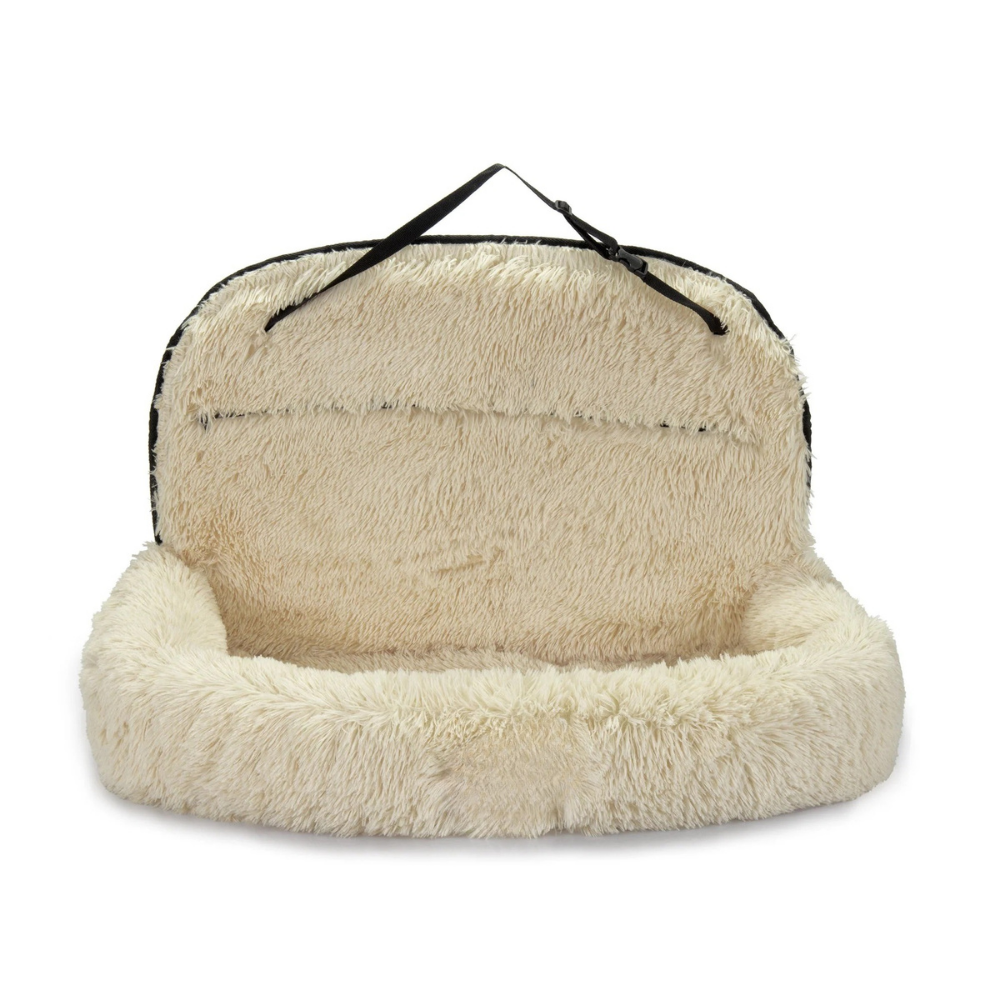 Pet Travel Bed with Memory Foam Cushion – 2-in-1 Comfort Design