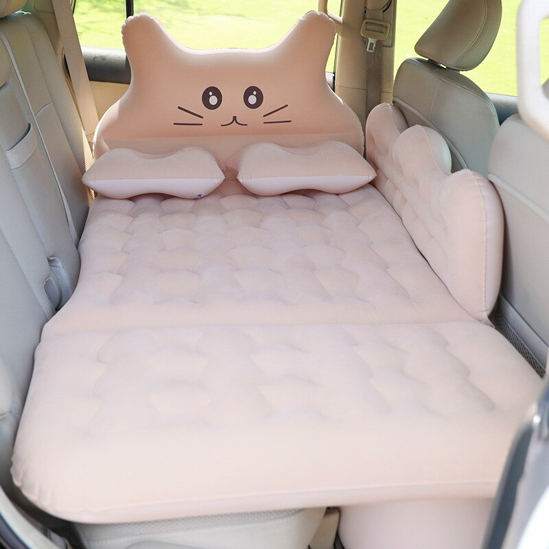 Inflatable Cat Car Seat Bed with Soft Pillow – Safe Travel for Pets