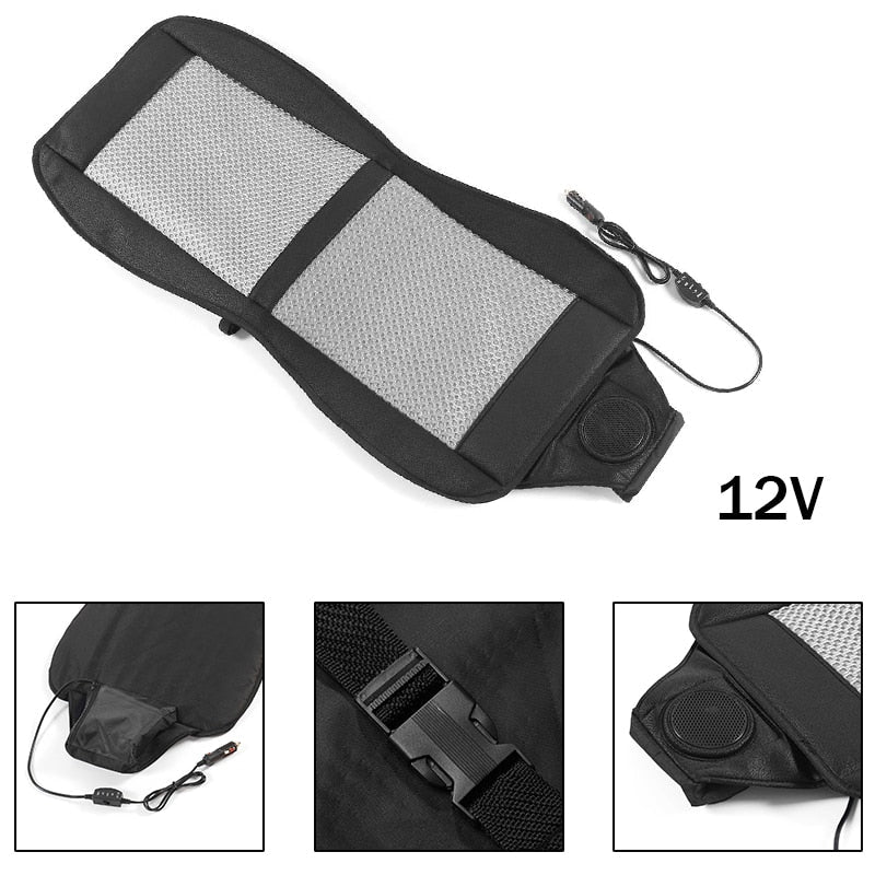 Lightweight Air Seat Cushion with Cooling Fan for Comfort on Long Trips