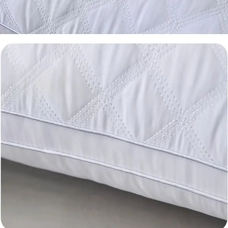 Hypoallergenic Pillow Set for Side & Back Sleepers - 2 Pack with 3D Cover