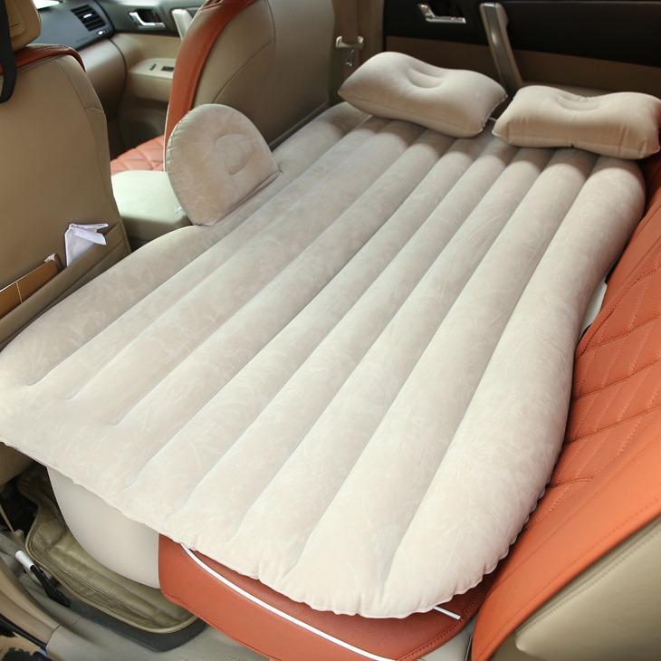 Inflatable Car Mattress with Electric Pump – Foldable Travel Bed for Camping