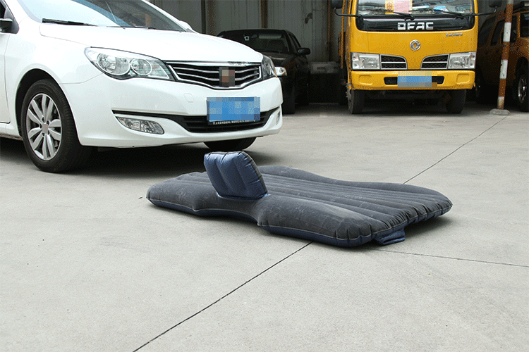 Inflatable Car Mattress with T-Support and Cushions for Travel and Camping