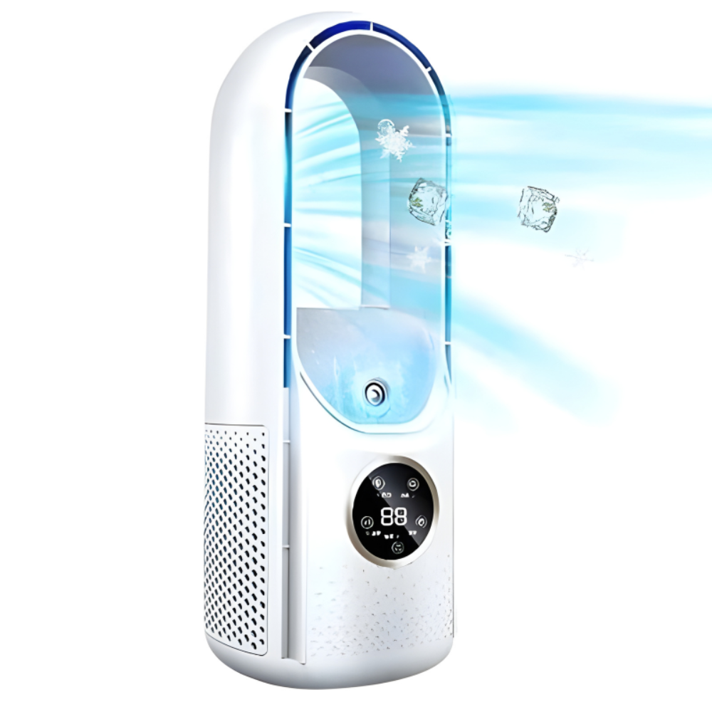 Portable Bladeless Air Conditioner – Quiet Compact Unit for Rooms and Offices