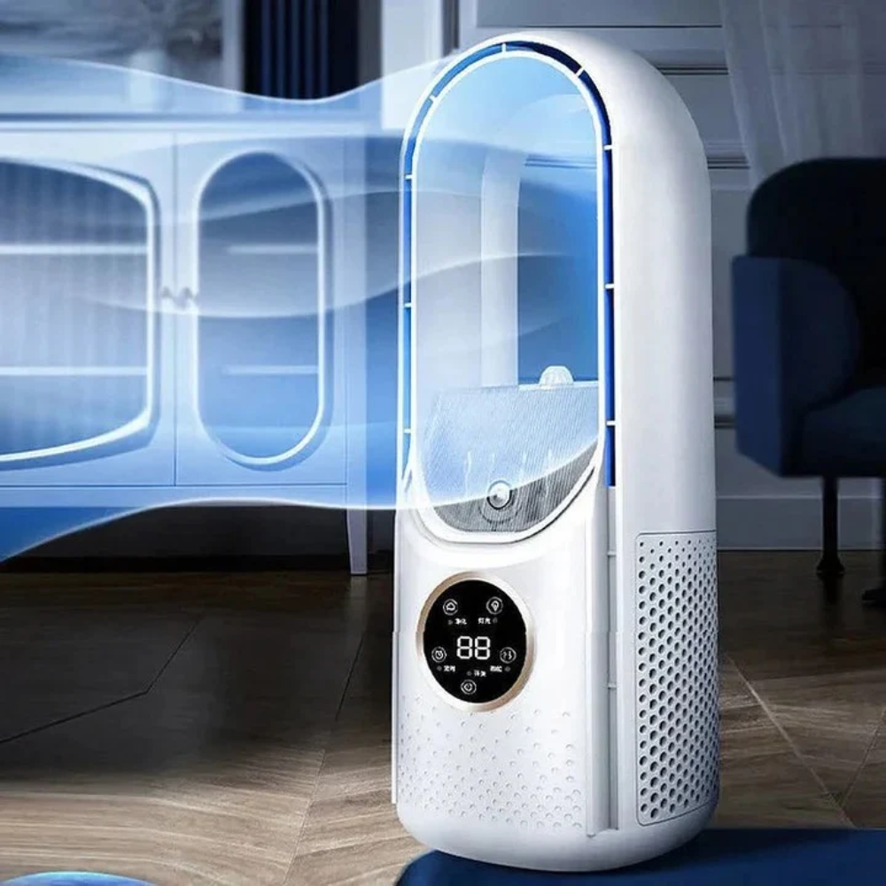 Portable Bladeless Air Conditioner – Quiet Compact Unit for Rooms and Offices