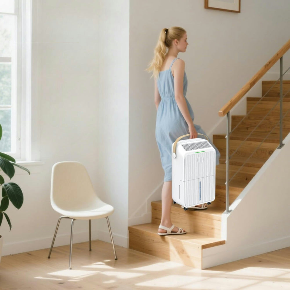 34 Pint Moisture Absorber for Basements | Space-Saving Dehumidifier