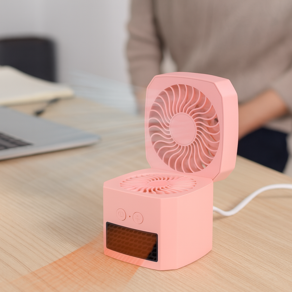Energy-Efficient Fan Heater | Year-Round Comfort in a Compact Design