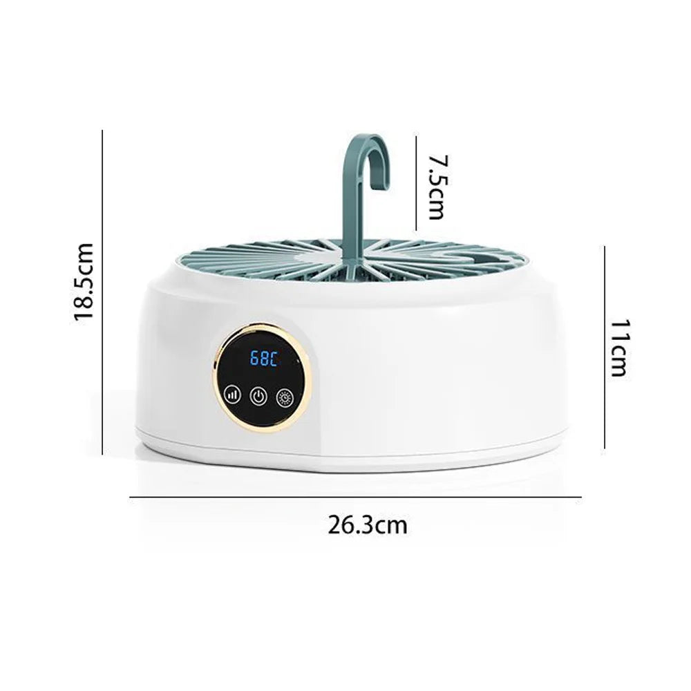 Space-Saving Foldable Electric Dryer with Fast Drying Features