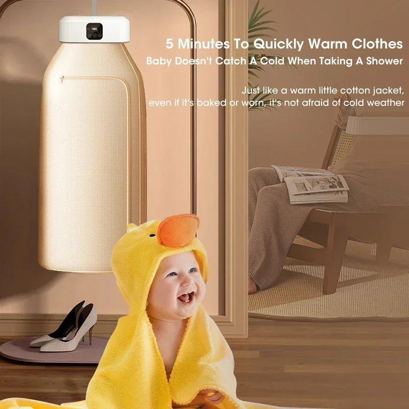 Portable Electric Clothes Dryer with Fast Drying Technology - Compact Design
